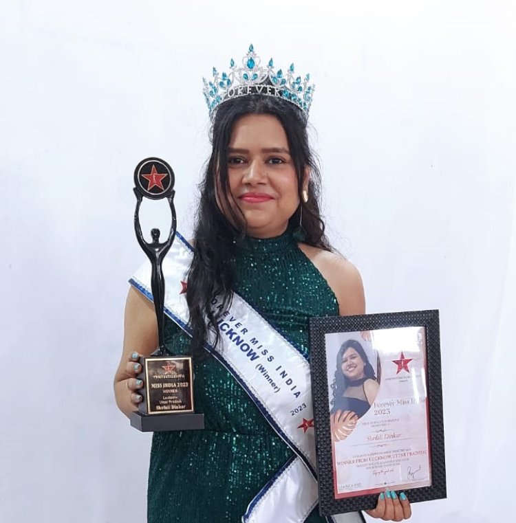 Shefali Dinkar Crowned Miss Lucknow 2023 in Glittering Forever Miss India Finale