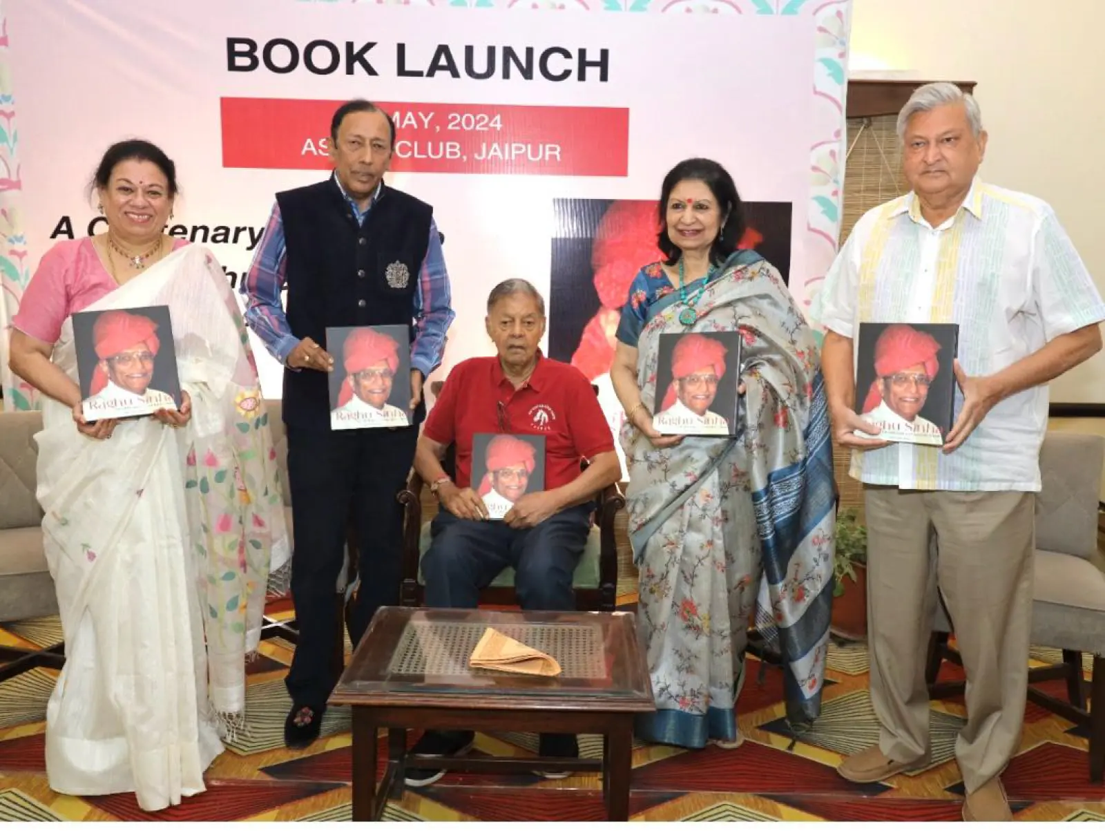LAUNCH OF BOOK BASED ON RAGHU SINHA